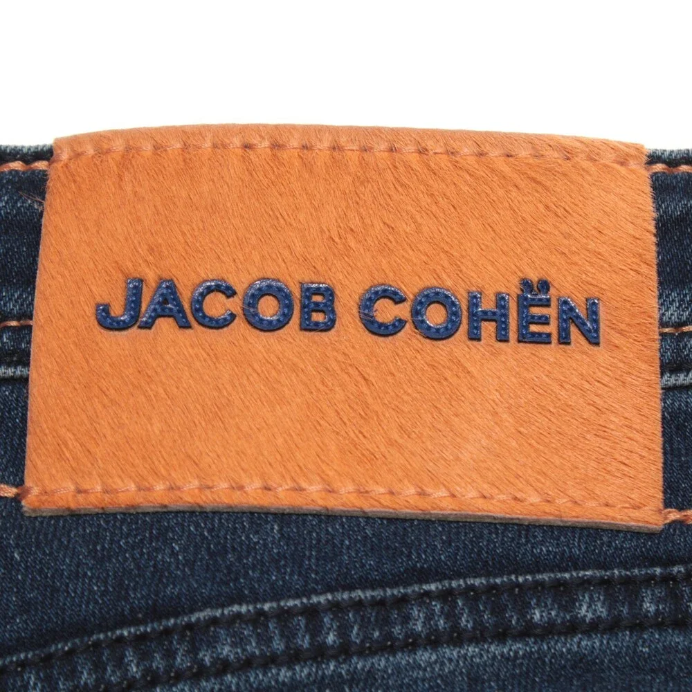 Jacob Cohen NWT Five Pocket Denim Jeans Size 32 US Bard in Blue Cotton Blend